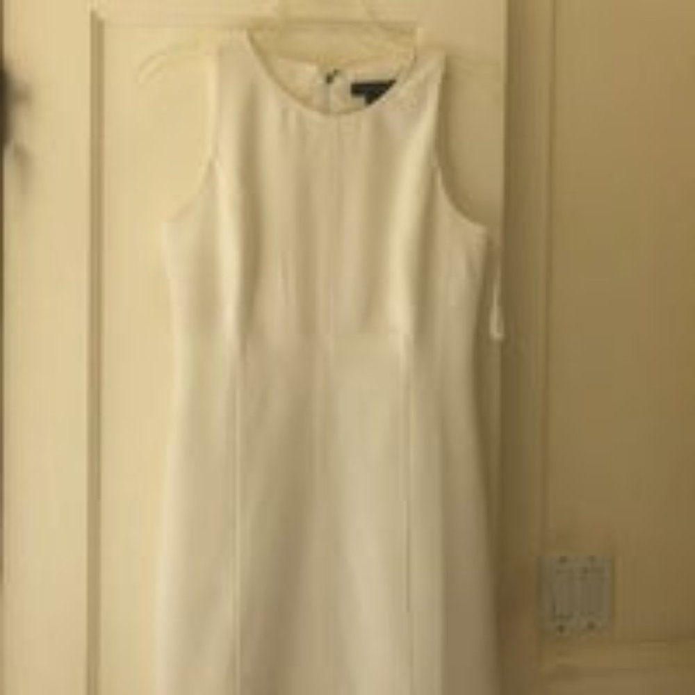 White House Black Market White Dress